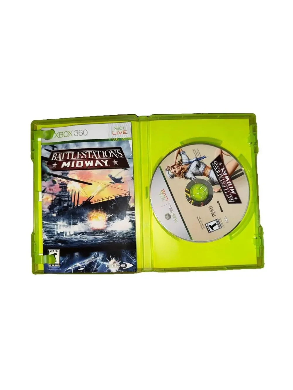 Battlestations Midway Microsoft Xbox 360 2007 With Game Manual VGC